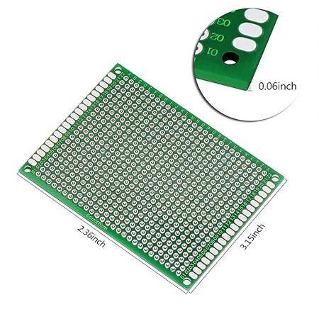 6x8cm Universal PCB Prototype Board Double-Sided 2.54mm Hole Pitch - 4