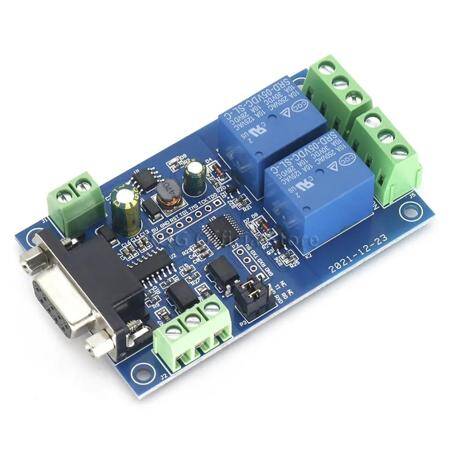 7-24V Modbus RTU 2 Channel RS232 Serial Relay Module - 2