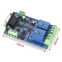 7-24V Modbus RTU 2 Channel RS232 Serial Relay Module - 5