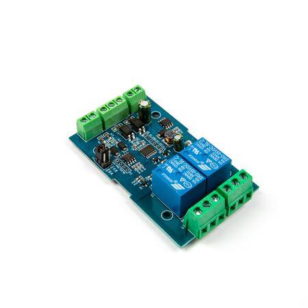 7-24V Modbus RTU 2 Channels 5V Relay Module RS485/TTL Anti-Reverse Connection - 5