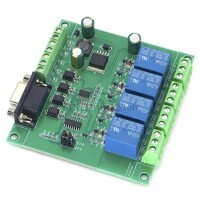 7-24V Modbus RTU 4 Channel RS232 Serial Relay Module - 2
