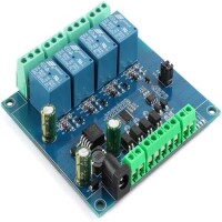 7-24V Modbus RTU 4 Channels 5V Relay Module RS485/TTL Anti-Reverse Connection - 2