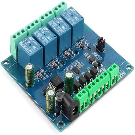 7-24V Modbus RTU 4 Channels 5V Relay Module RS485/TTL Anti-Reverse Connection - 2