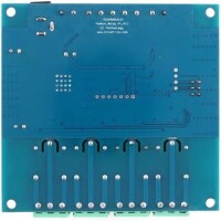 7-24V Modbus RTU 4 Channels 5V Relay Module RS485/TTL Anti-Reverse Connection - 5