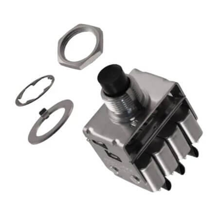 704PB1 SWITCH PUSH BUTTON 5A 115V/28V On-(Off) - 1