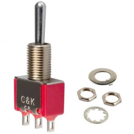 7101SYZQE SWITCH TOGGLE SPDT 5A 120V - 1