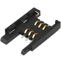 7111S1615A01LF CONNECTOR 8PIN SIM CARD PUSH-PULL R/A SMD - 1