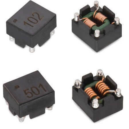 744273222 CHOKE COMMON MODE CMC 30UH 1.4A 2LN 2.2 KOHM SMD - 1