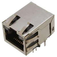 7499111447 CONNECTOR MAGJACK 1PORT 1000 BASE 90C - 1