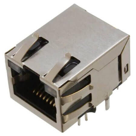 7499111447 CONNECTOR MAGJACK 1PORT 1000 BASE 90C - 1