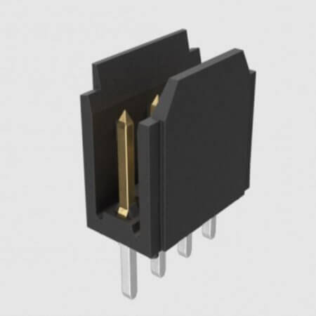 76384-304LF CONNECTOR HEADER VERT 4POS 2.54MM - 1