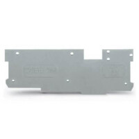 769-320 END PLATE FOR DIN RAIL 1.10x69.00x24.10MM GRAY - 1