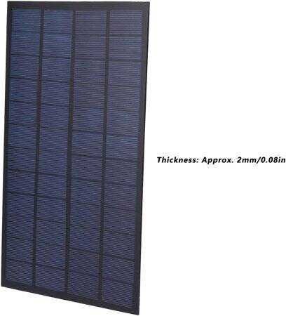 7W Polycrystalline Solar Panel Outdoor Four-Fold Package - 2