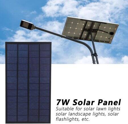 7W Polycrystalline Solar Panel Outdoor Four-Fold Package - 3