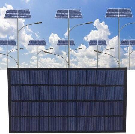 7W Polycrystalline Solar Panel Outdoor Four-Fold Package - 4