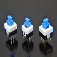 7x7mm Through Hole Self-Lock Push Switch - 1