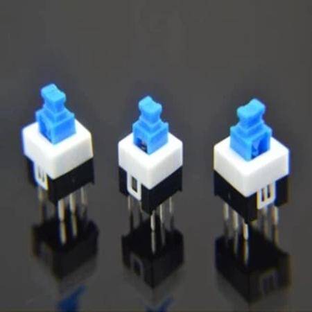 7x7mm Through Hole Self-Lock Push Switch - 1
