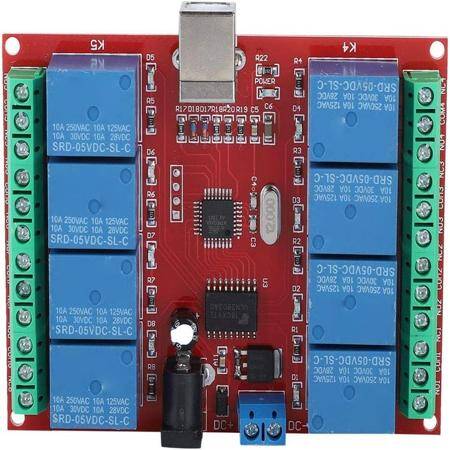 8 Channel 12V USB Relay Module - 1