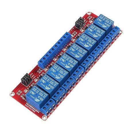 8 Channel Relay Module 12V High And Low Level Trigger Relay Control - 5
