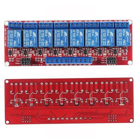8 Channel Relay Module 24V High And Low Level Trigger Relay Control - 2