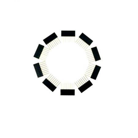 8 Pin Female 11mm Tall Stackable Header Connector - 3