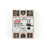 80-250V SSR-80AA Solid State Relay - 10