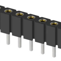 801-43-020-10-012000 FEMALE HEADER 20PIN(1x20) 2.54mm THT V/T 0.1 GOLD - 1