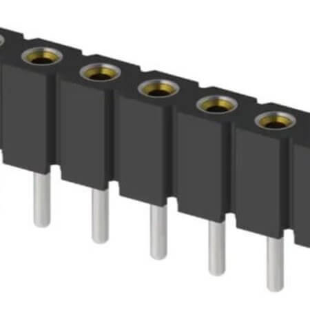 801-43-020-10-012000 FEMALE HEADER 20PIN(1x20) 2.54mm THT V/T 0.1 GOLD - 1