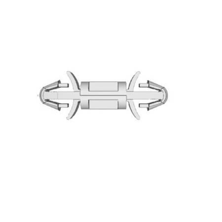 8399AA00 BARBED DISTANCE SNAP LOCK 9.50mm WHITE 3.00mm - 1
