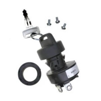 84829-09 SWITCH KEYLOCK 20A 12VDC SPDT 45° - 1
