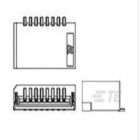 84981-4 CONNECTOR FFC FPC TOP 4P 1.00MM R/A AMP - 1