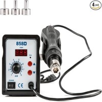 858D Hot Air Soldering Station With Display - 1