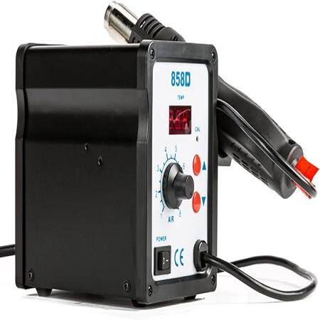 858D Hot Air Soldering Station With Display - 3