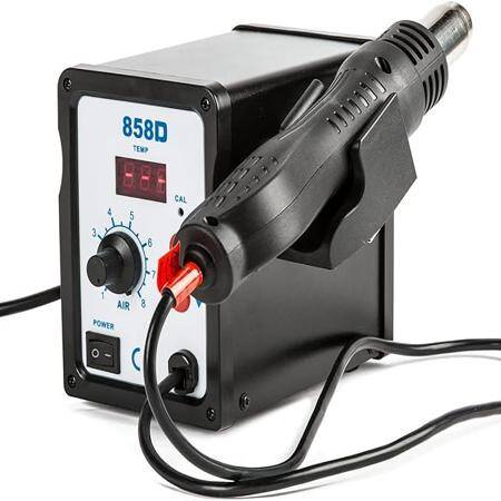 858D Hot Air Soldering Station With Display - 4