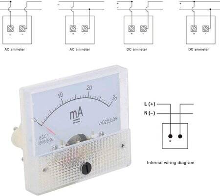 85C1-A DC Pointer Ammeter Measuring Range:DC0-30MA - 3