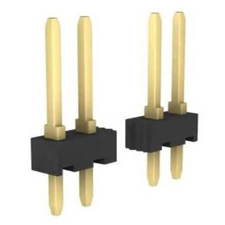 87224-6 CONNECTOR PIN HEADER 6PIN 2.54MM THROUGH HOLE GOLD - 1