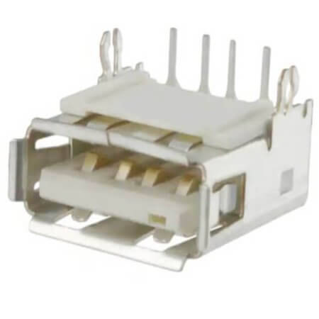 87520-0010BLF CONNECTOR RCPT USB TYPE A 90C PCB FCI - 1