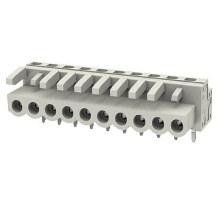 8EDGA-5.0-15P-11-01A(H) TERM.BLK.5.00MM 15P 180C FEMALE GRAY - 1