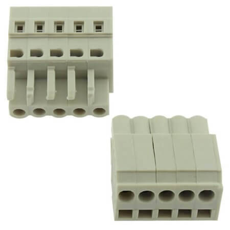 8EDGKB-5.0-05P-11-01SH TERM.BLK.5.00MM 5P 180C FEMALE GRAY GAOSONG - 1
