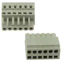 8EDGKB-5.0-06P-11-01SH TERM.BLK.5.00MM 6P 180C FEMALE GRAY GAOSONG - 1