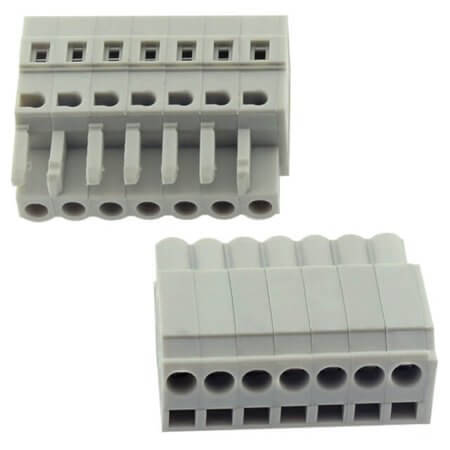 8EDGKB-5.0-07P-11-01SH TERM.BLK.5.00MM 7P 180C FEMALE GRAY GAOSONG - 1