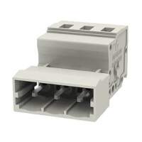 8EDGKR-5.08-03P-11-01AH TERM.BLK.5.08MM 3P PCB MALE GRAY - 1
