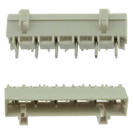 8EDGVCB-7.5-06P-11-01SH TERM.BLK.7.50MM 6P 180C MALE GRAY CLOSED GAOSONG - 1