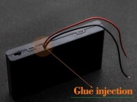 8'li AA Pil Yuvası Anahtarlı Kapaklı ve DC Jacklı - 4
