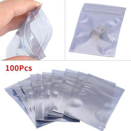8x12cm ESD Kilitli Antistatik Poşet (100 Adetlik Paket) - 5