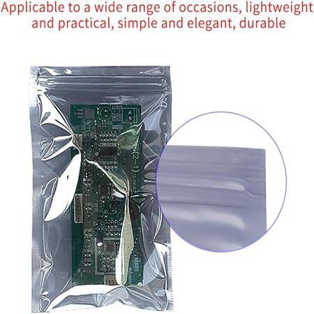 8x12cm ESD Zipper Lock Anti-Static Bag (100pcs/bag) - 4