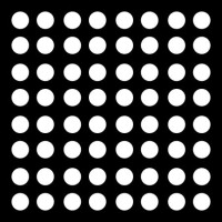 8x8 Red 64 LED Dot Matrix Displays 3mm CA 80mcd 32x32mm - 1