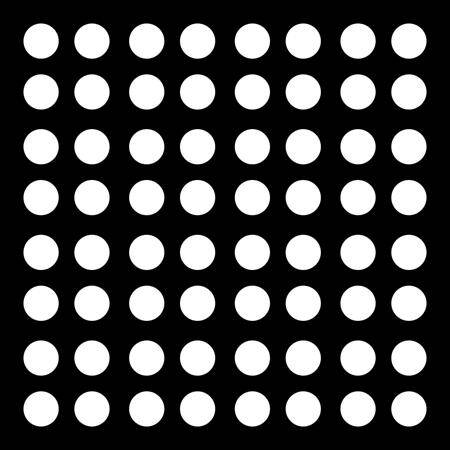 8x8 Red 64 LED Dot Matrix Displays 3mm CA 80mcd 32x32mm - 1
