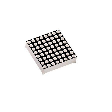 8x8mm Red 64 Led Dot Matrix Display 3mm CC 80Mcd 32x32mm - 3