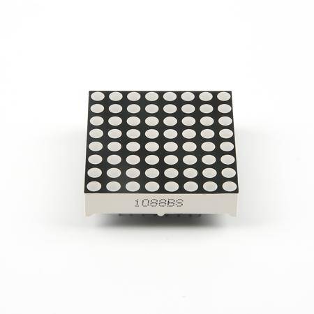8x8mm Red 64 Led Dot Matrix Display 3mm CC 80Mcd 32x32mm - 5